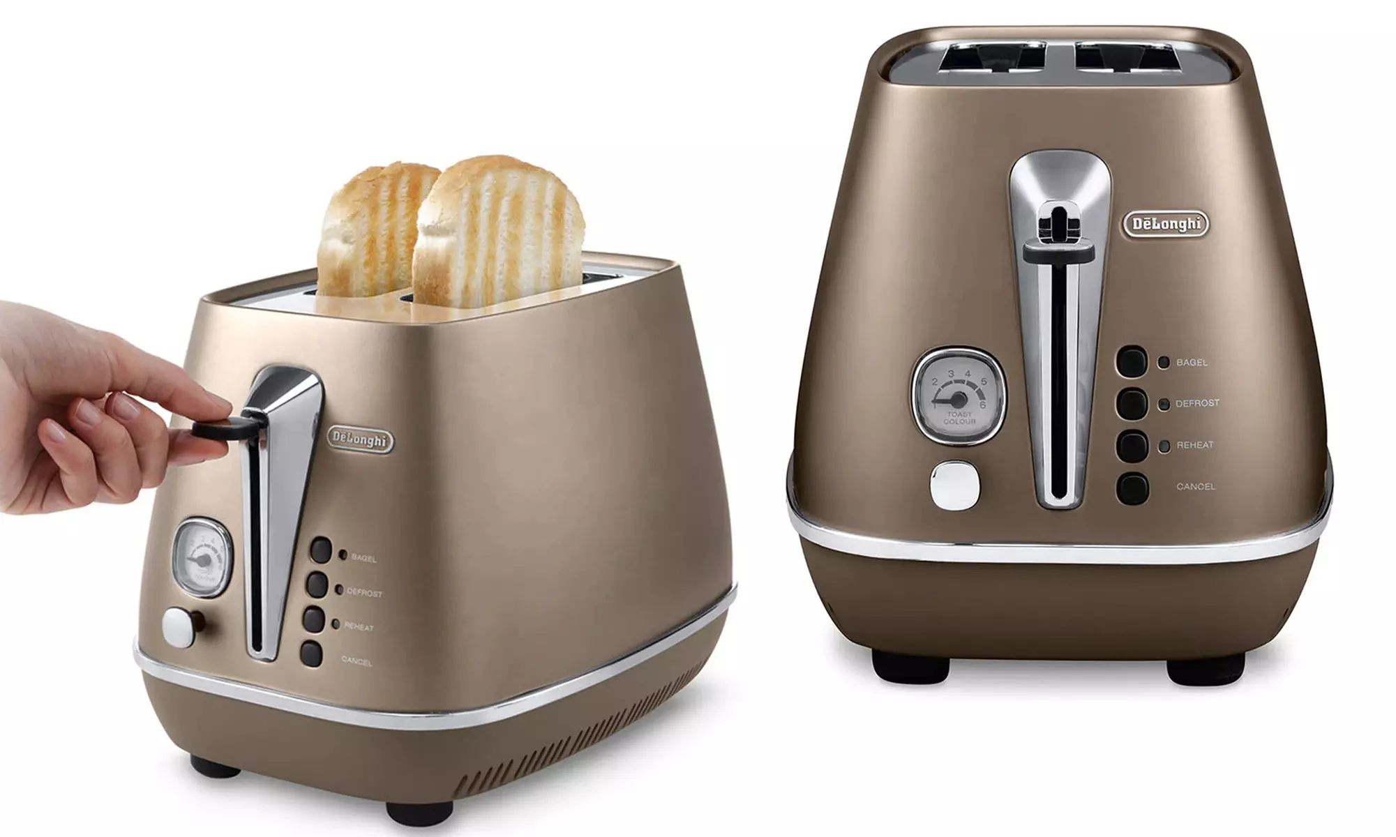 DeLonghi CTI2003BZ Distinta Two-Slice Toaster - Primary Image