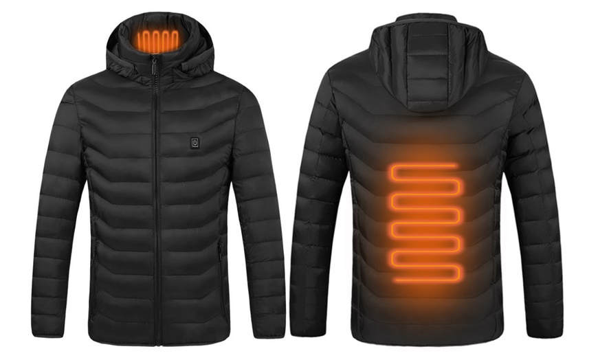 Image 2: Unisex Heated USB Jacket