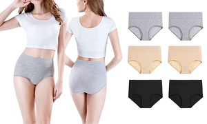  Women's High-Waist Briefs 