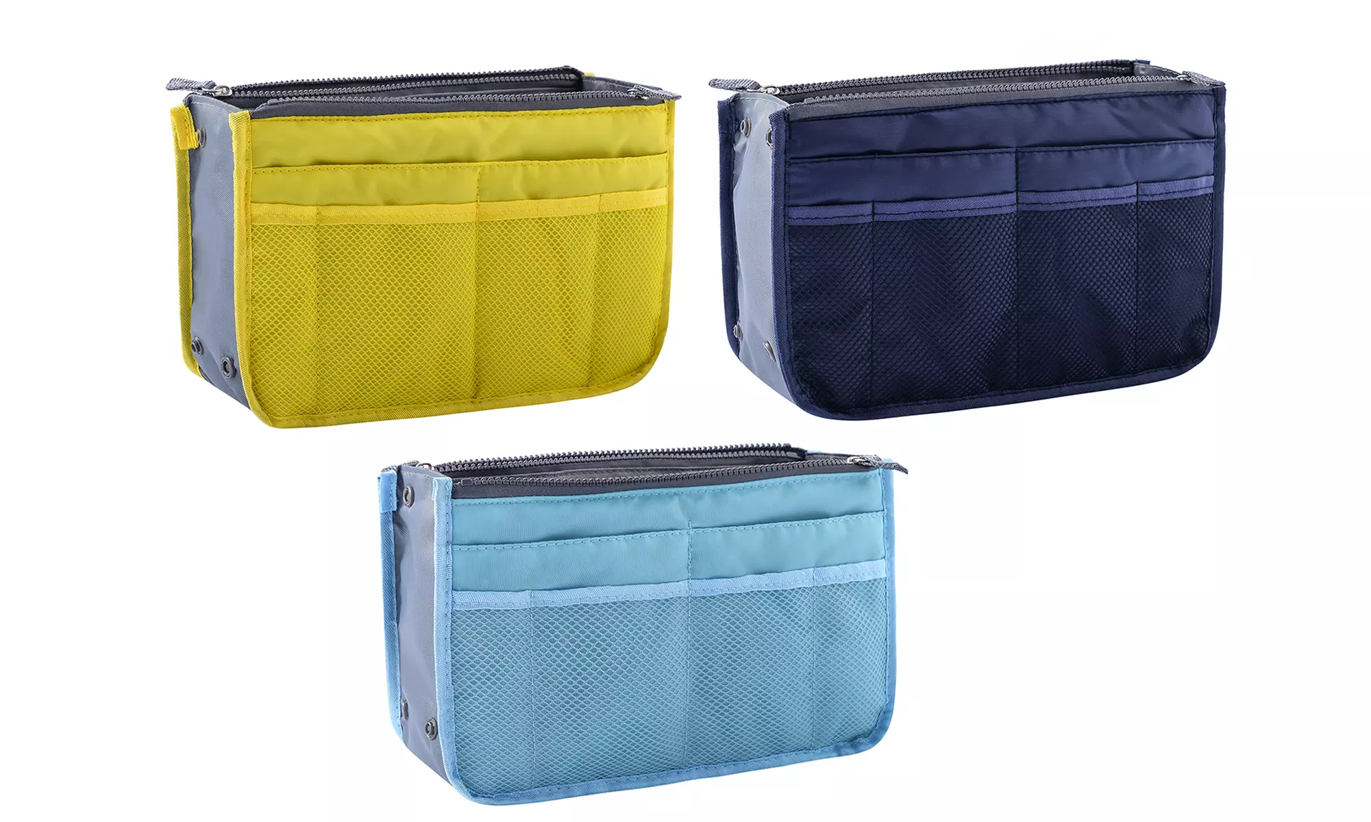 1x, 2x, 3x oder 4x Organizer mit 13 Fächern für Handtasche