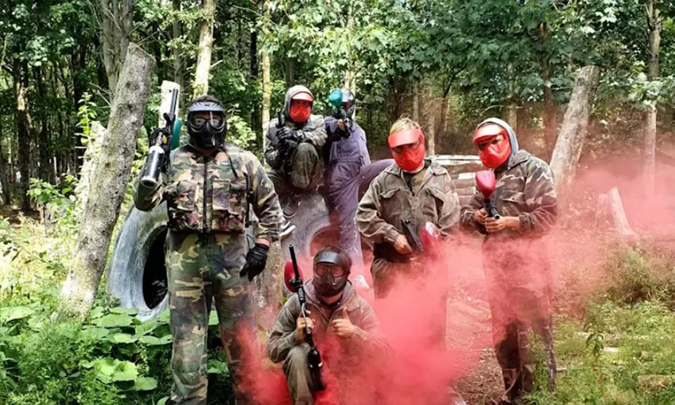 Adrenaline Rush: Nationwide Paintball Battle for Up to 5 or 10 Players
