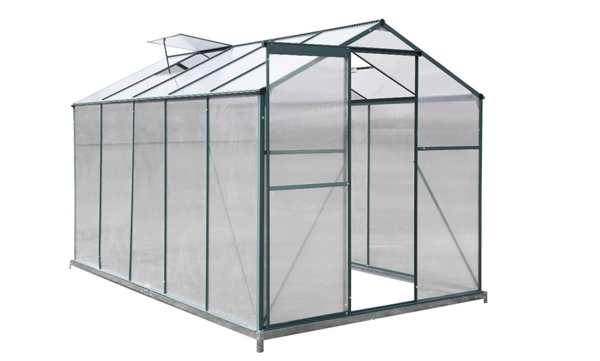 Image 2: Aluminium Greenhouse 10ft x 6ft 