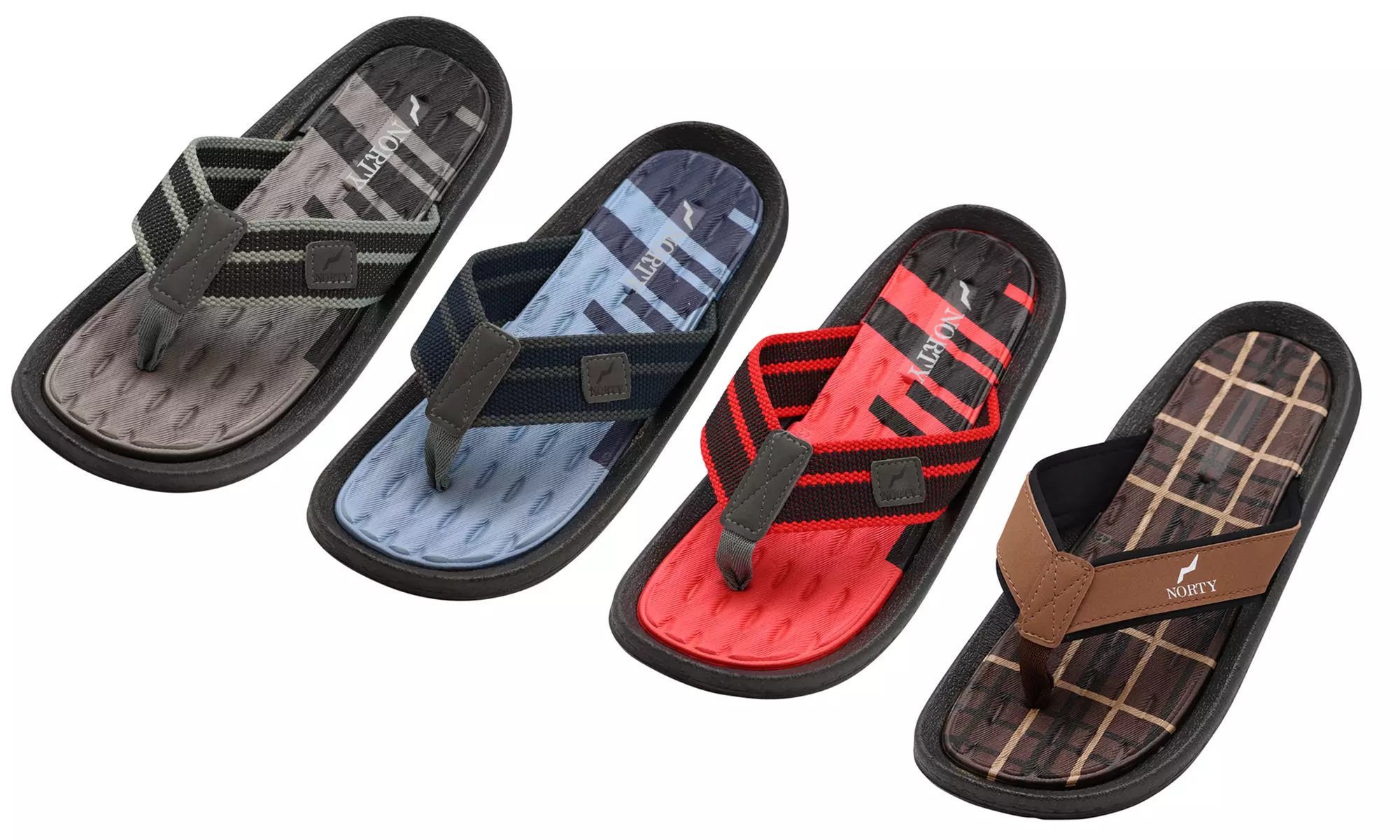 NORTY Men's Flip Flop Summer Sandal - Primary Image