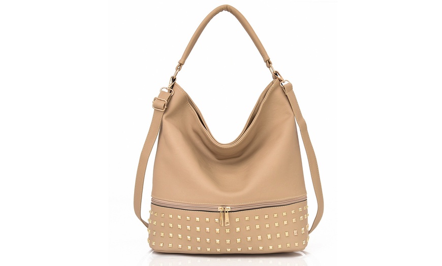 Image 2: Women's Stud Shoulder Bag