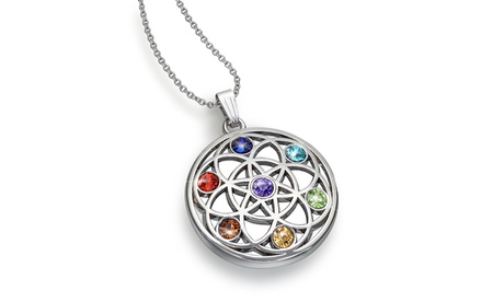 Collana con pendente Chakra realizzata con cristalli Swarovski® e con spedizione gratuita
