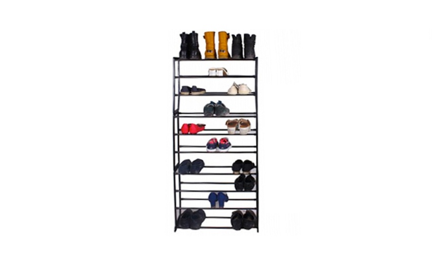 Image 4: Multi-Tier Shoe Rack