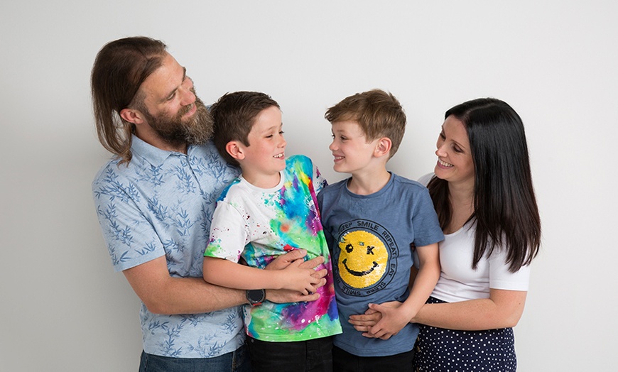 Image 1: Family Photoshoot with a Print