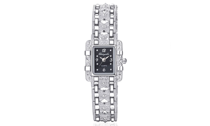 Image 4: Women's Square-Dial Bracelet-Watch