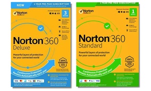 Norton 360 Standard or 360 Deluxe 2023 One-Year Subscription