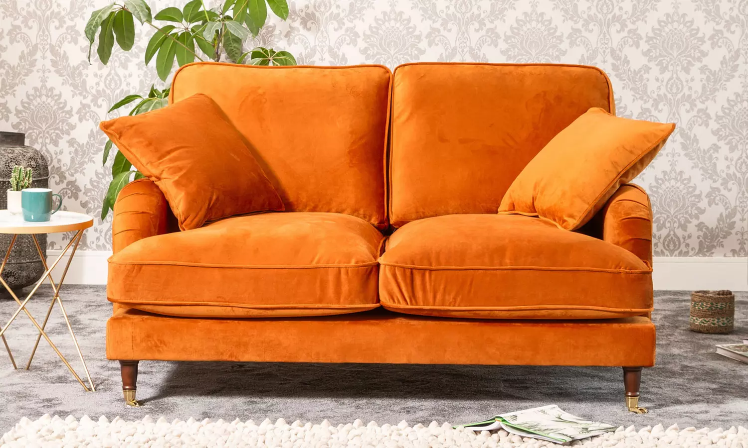 Callaway Velvet Sofa Selection
