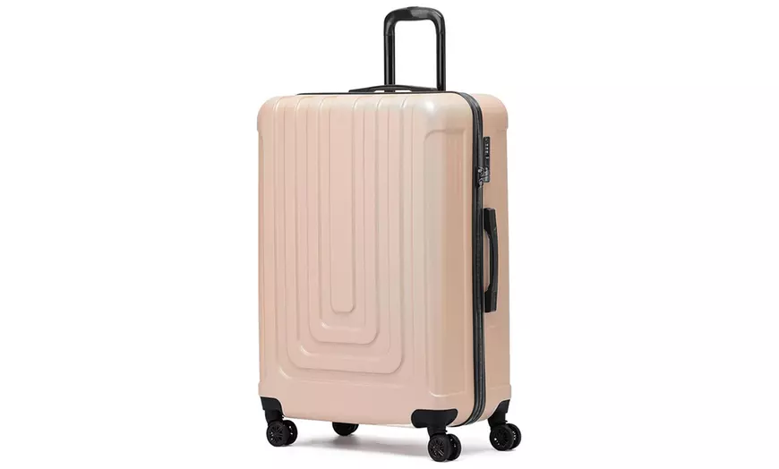 Image 13: 8 Wheel Premium Travel Suitcase TSA Lock Highly Durable 100+ Airline Approved