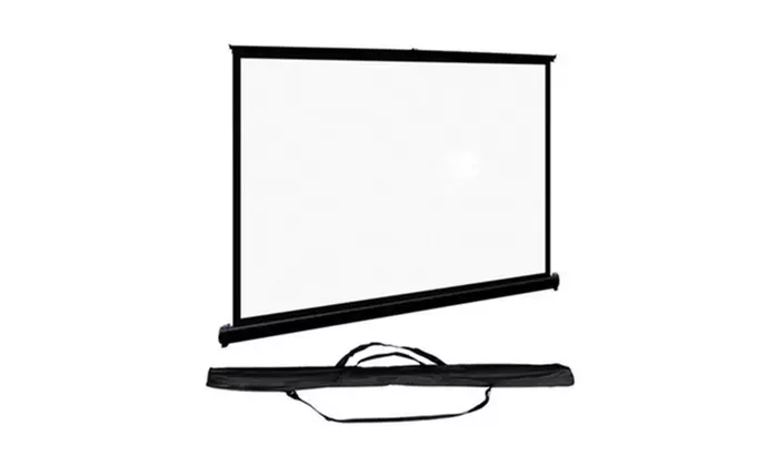 Favi 50" 16:9 Portable Tabletop Projector Screen with Travel Bag - Primary Image