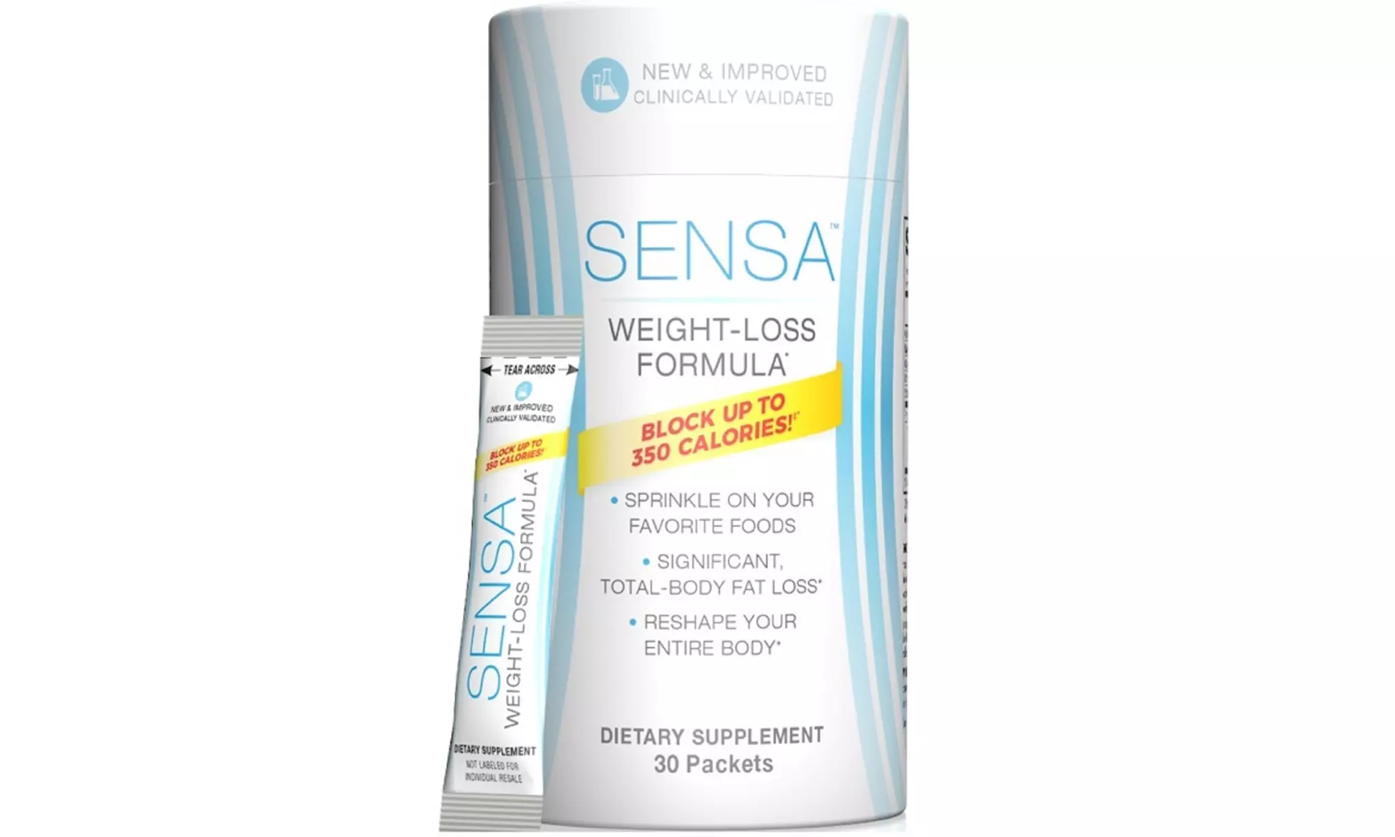 Sensa Clinical Weight-Loss Formula Vegan Dietary Supplement (30-Day Supply) - Primary Image