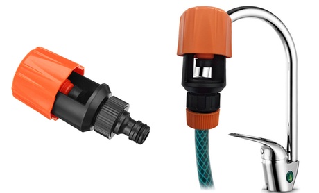 Fino a 4 raccordi universali per connettere tubi flessibili a vari tipi di rubinetti