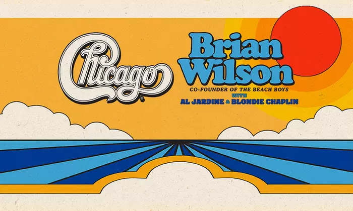 Chicago and Brian Wilson with Al Jardine and Blondie Chaplin on July 15 at 7 p.m. - Primary Image