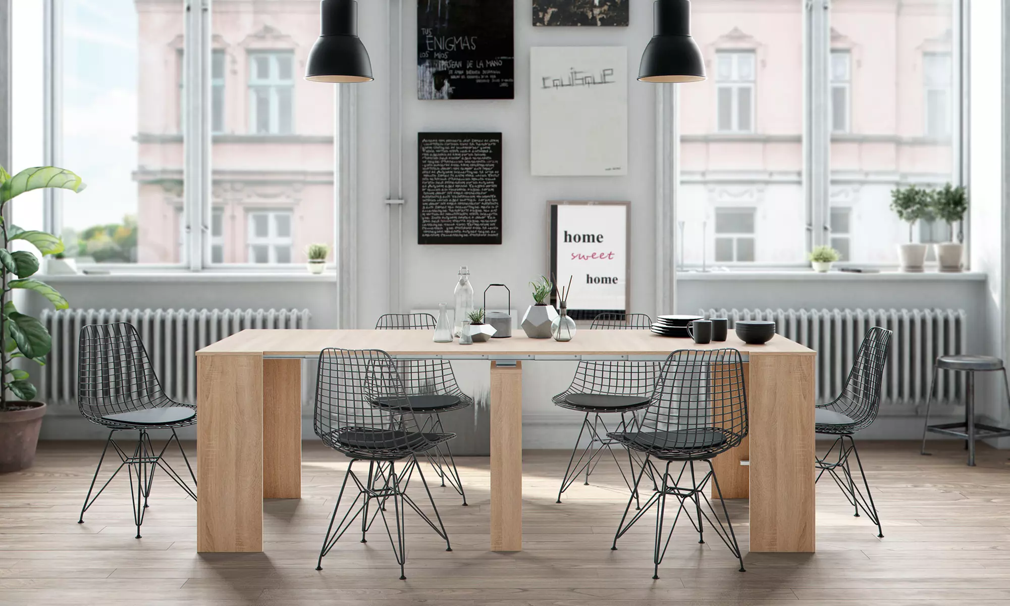 Ausziehbarer Konsolentisch „Prime"