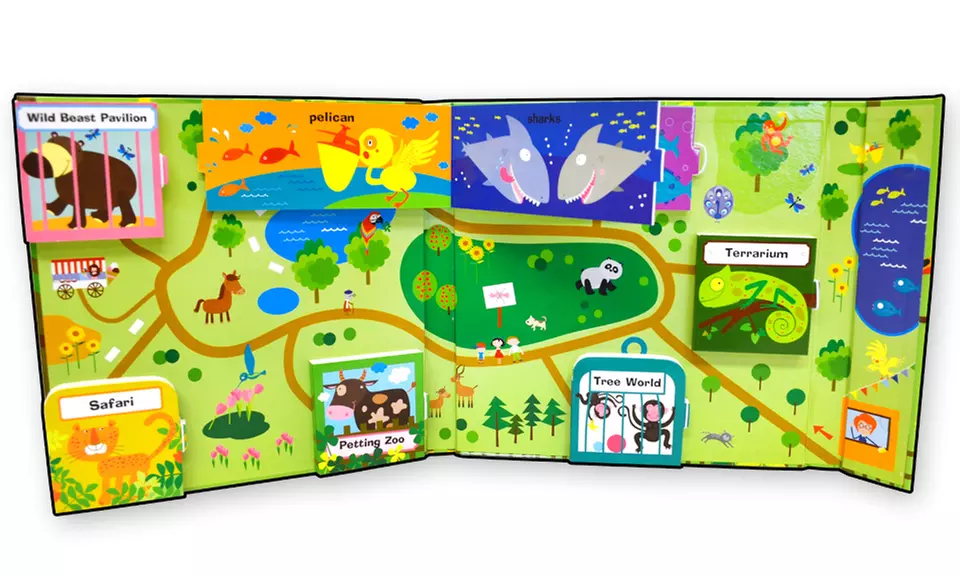 All Around Places Children's Board Book Set (2-Pack) - Second Medium