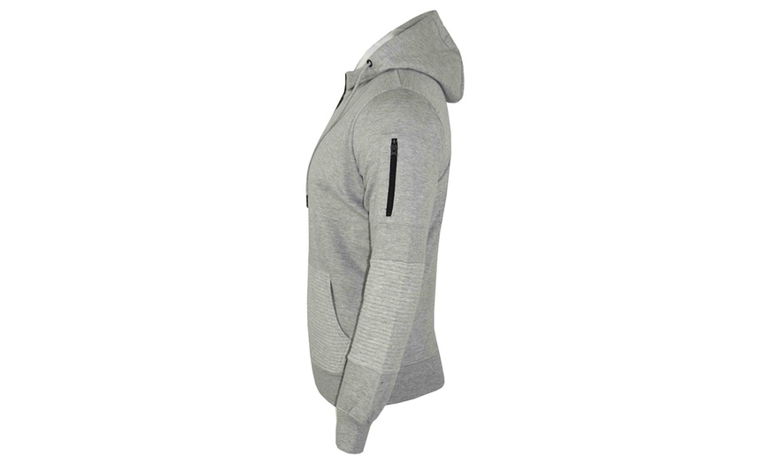 Image 10: Men's Slim Fit Fleece Tracksuit