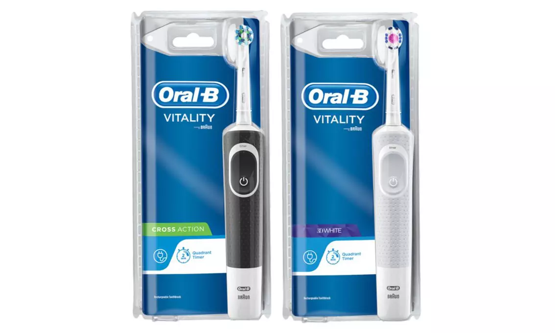 Oral-B Vitality Rechargeable Toothbrush with Optional Shaver Plug - Primary Image
