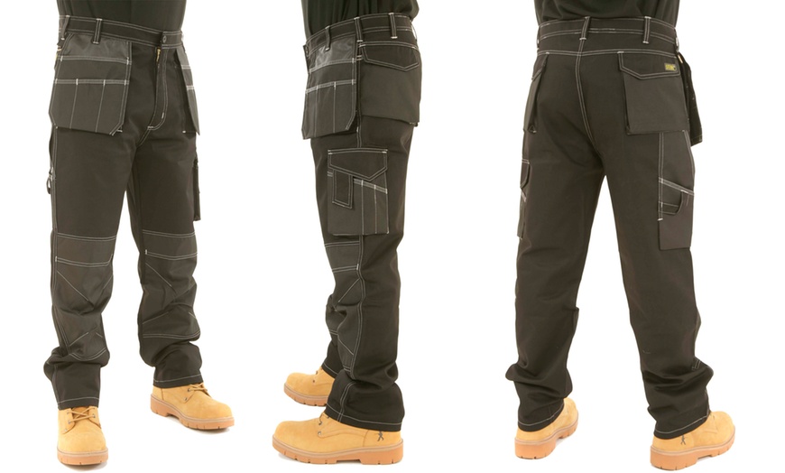 Image 2: Site King Work Trousers