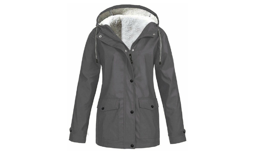 Image 10: Women's Fleece-Lined Raincoat