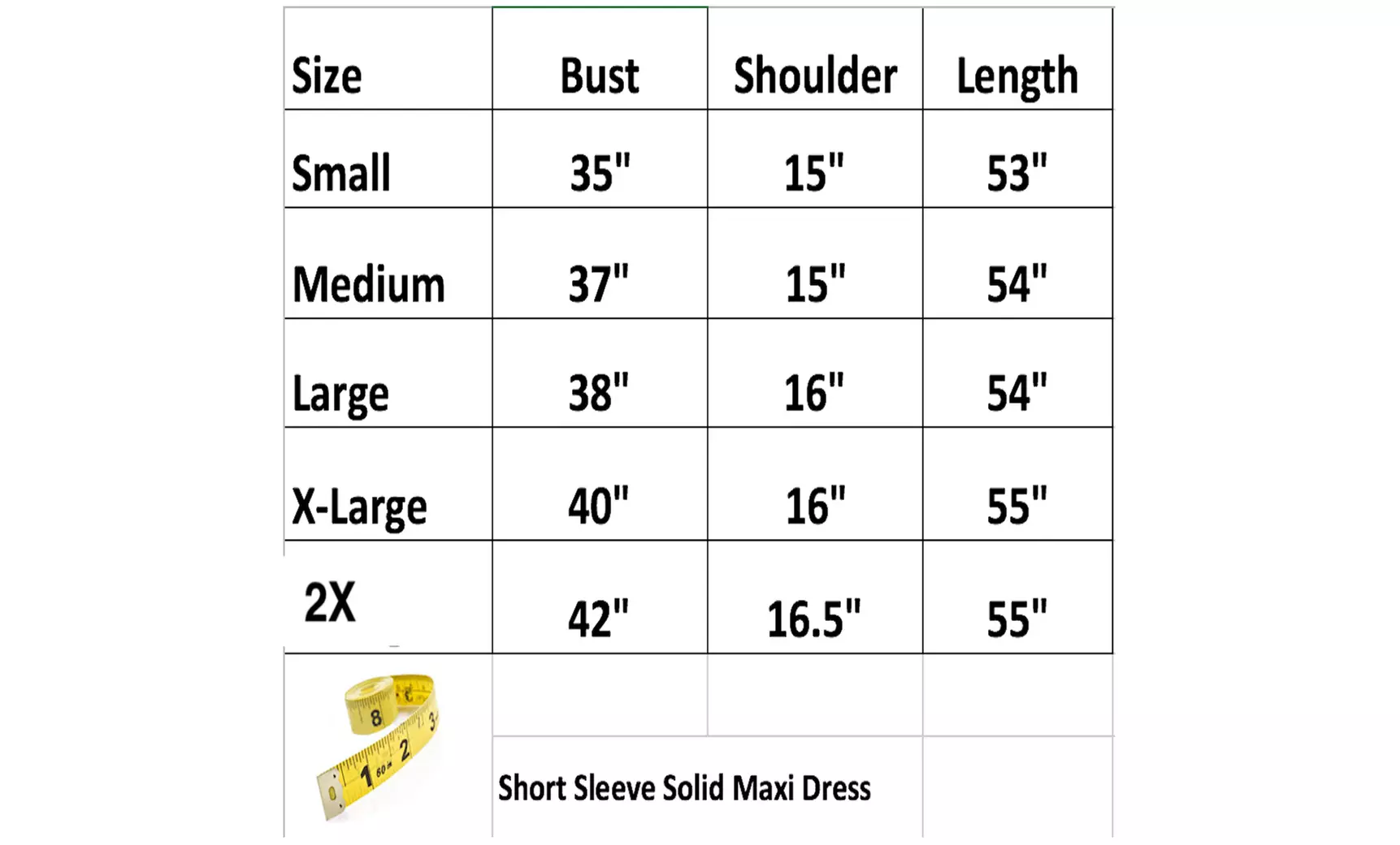 Women's Short-Sleeve Solid Maxi Dress - Second Medium