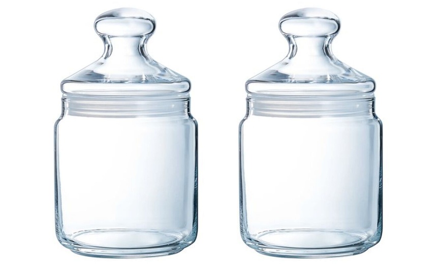 Image 5: Luminarc Glass Storage Jar Set