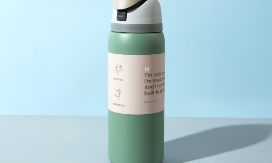 Image 4: 24-Ounce Insulated Stainless Steel Water Bottle
