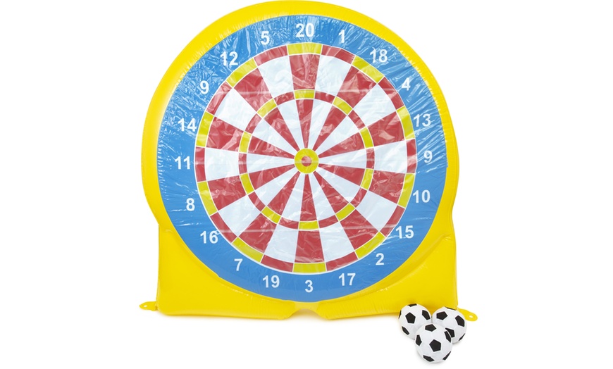 Image 4: Giant Inflatable Kick Ball Dart Board