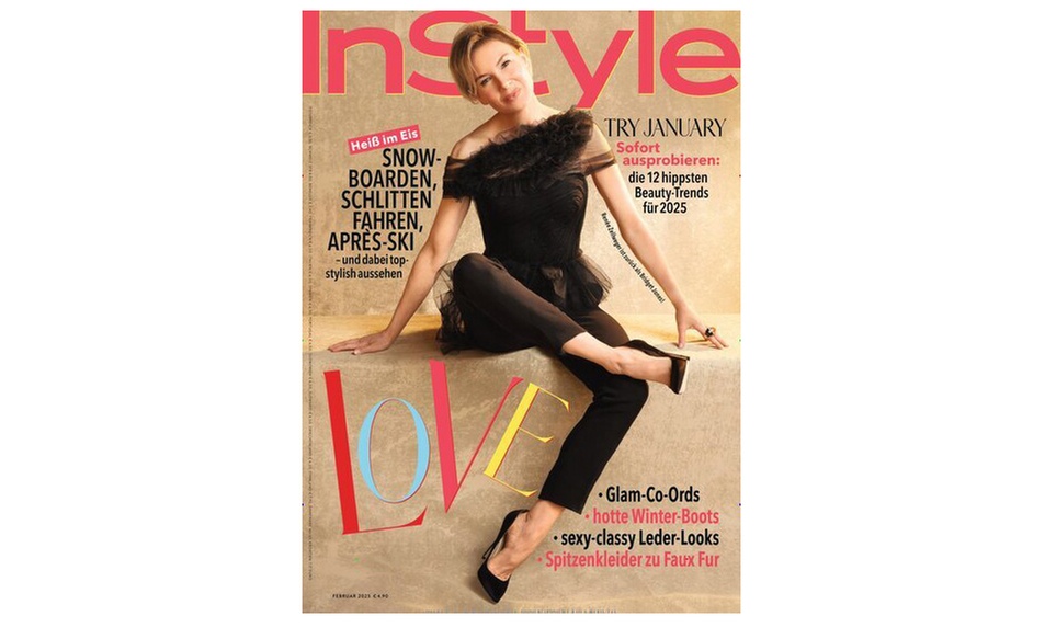 Jahresabo (12 Ausgaben) der Zeitschrift „Instyle“ inkl. Versandkosten