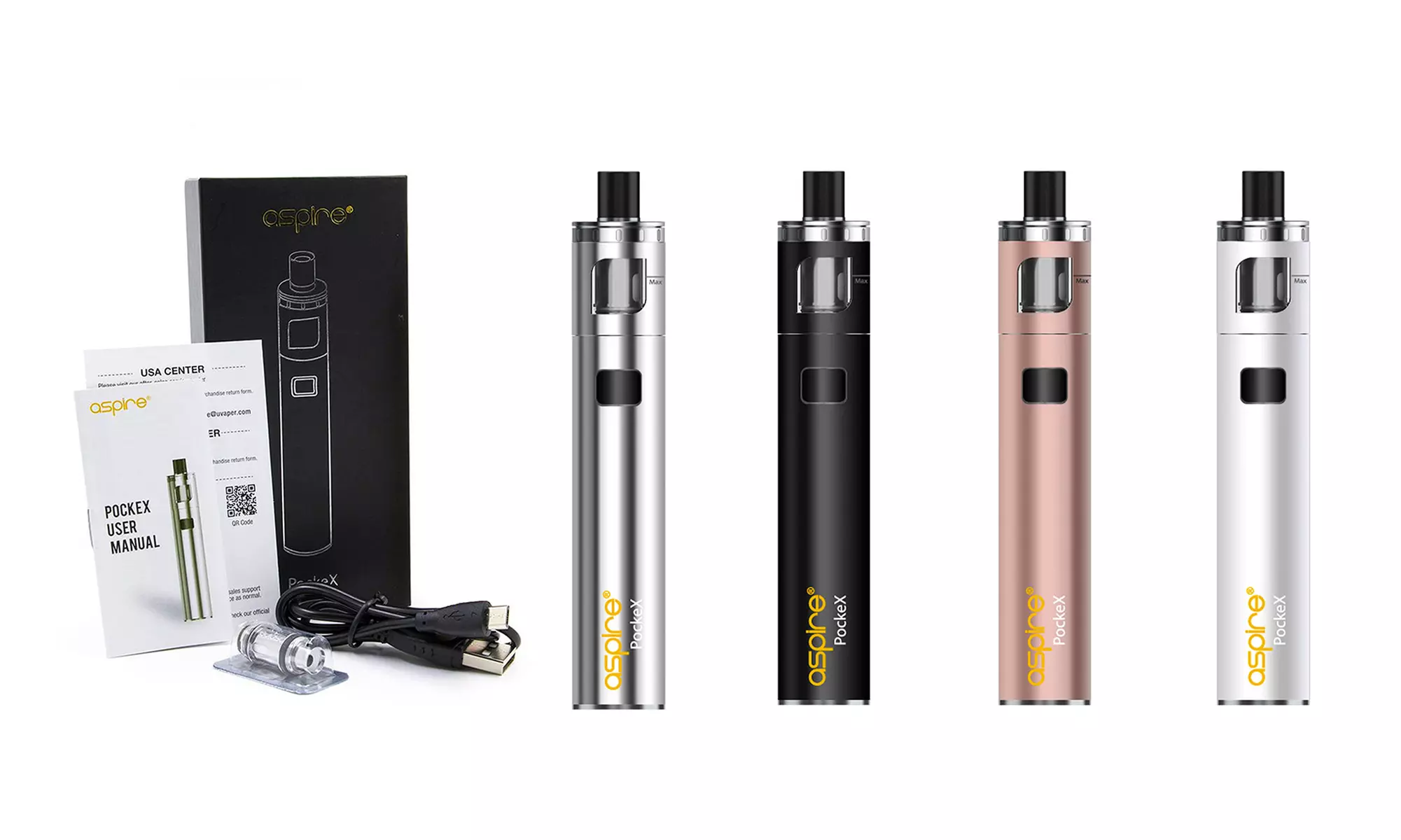PockeX Pocket AIO Vape Pen Kit from Aspire - Primary Image