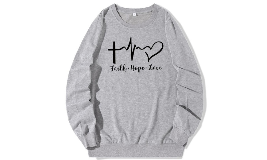 Image 5: Faith Hope Love Sweaters