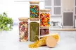 Neo Glass Food Storage Containers with Bamboo Lids - Second Medium