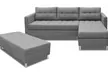 Selsey Ecksofa Kopenhagen mit Schlaffunktion in Grau, optinoal mit Hocker, inkl. Versand - Second Medium