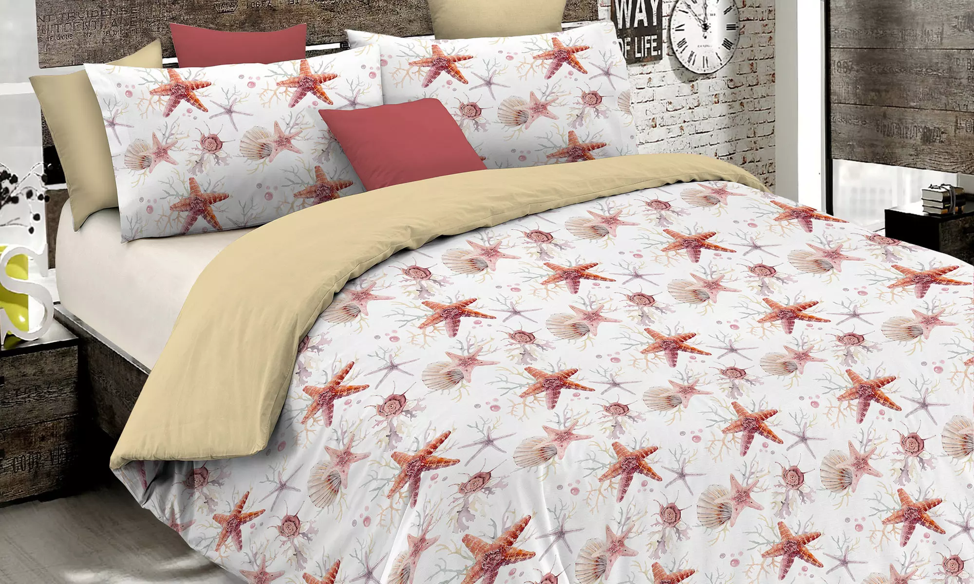 Parure copripiumino Fantasy no stiro Made in Italy