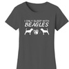 Image 2: Women's Only Sleep with Dogs Humor T-Shirt. Plus Sizes Available.