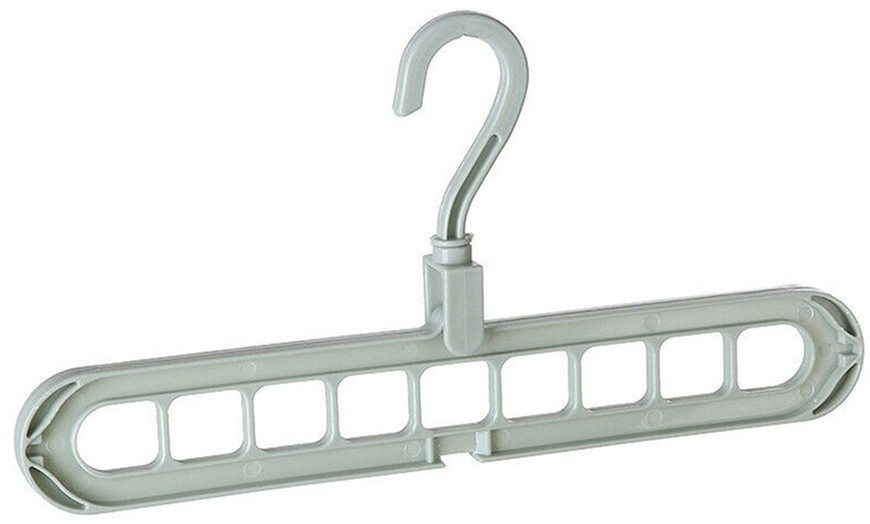 Image 3: Nine-Hole Foldable Hanger