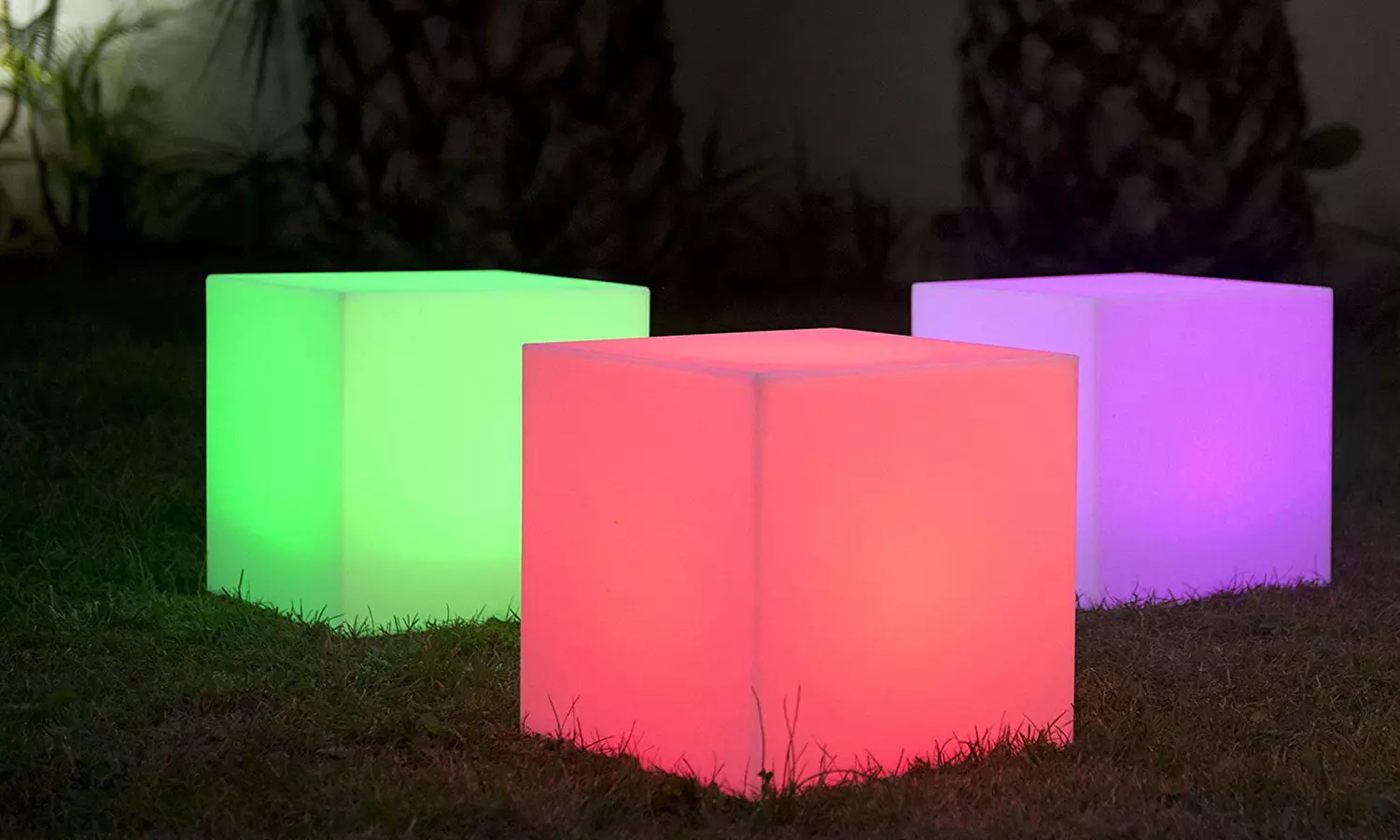 Boule ou cube lumineux sans fil LED multicolore Lumisky