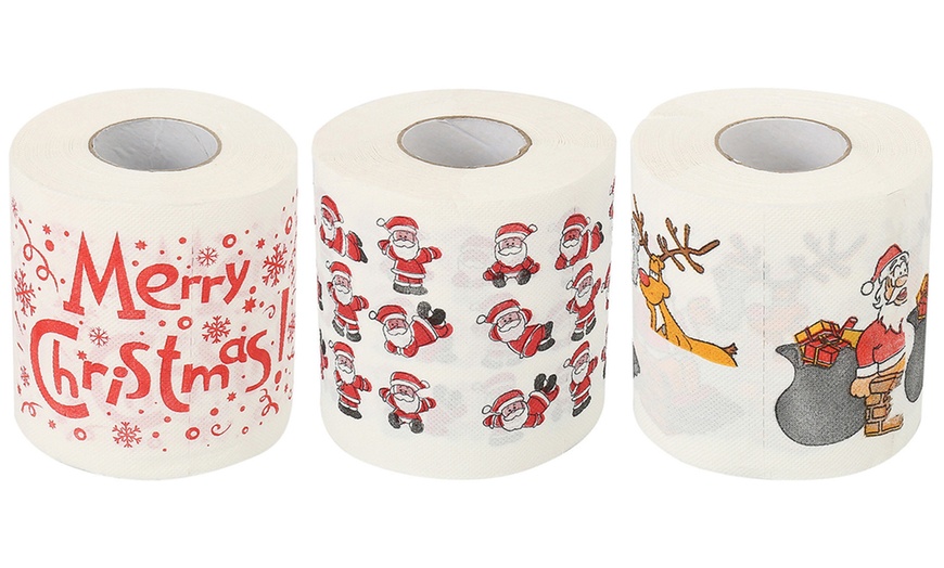 Image 14: Christmas Print Toilet Paper