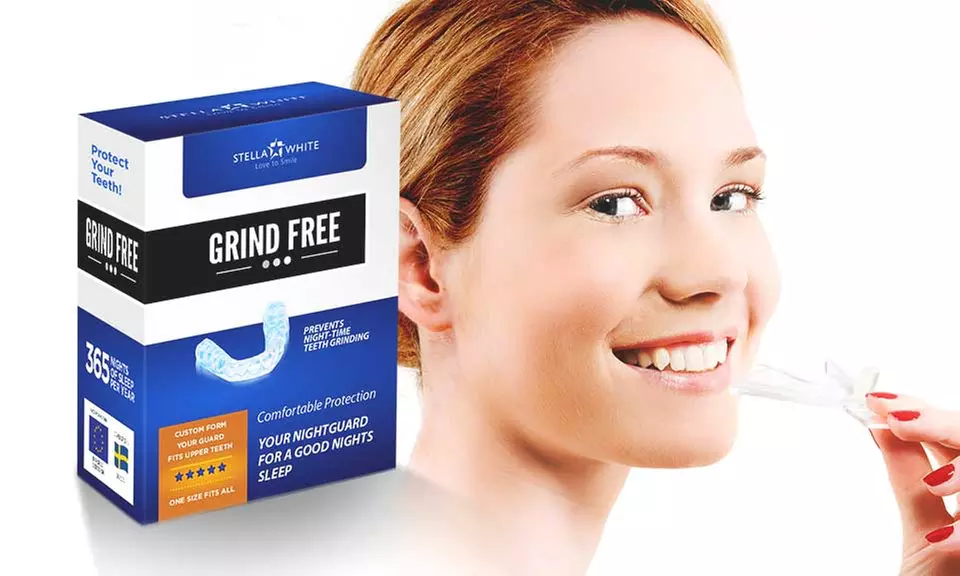 1x, 3x oder 5x Stella White Anti-Zahnknirsch-Schiene Grind Free - Second Medium