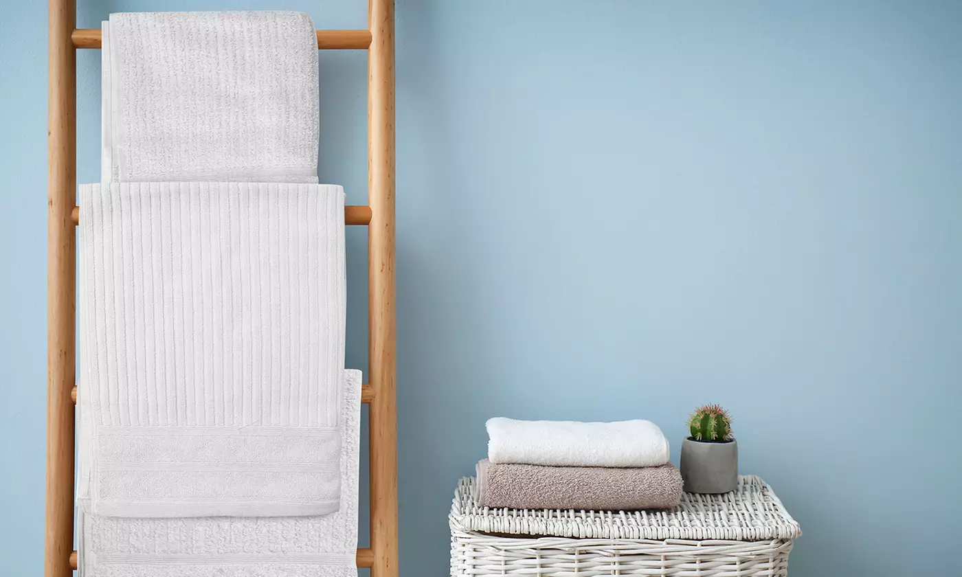 Royal Comfort Egyptian Cotton 8 Piece Towel Pack Granite, White & More