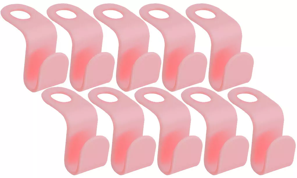 Four-Pack of Space Saving Clothes Hanger Connector Hooks