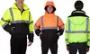 Maxxsel's Men's High Visibility Neon Hooded Jacket (XS-5XL)