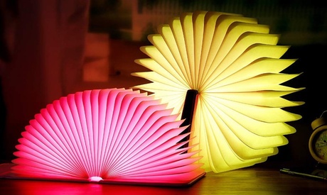 Lampada rotabile a fisarmonica con LED disponibile con attacco USB opzionale
