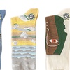 Image 5: Four Pairs Monet-Inspired Women Novelty Crew Socks