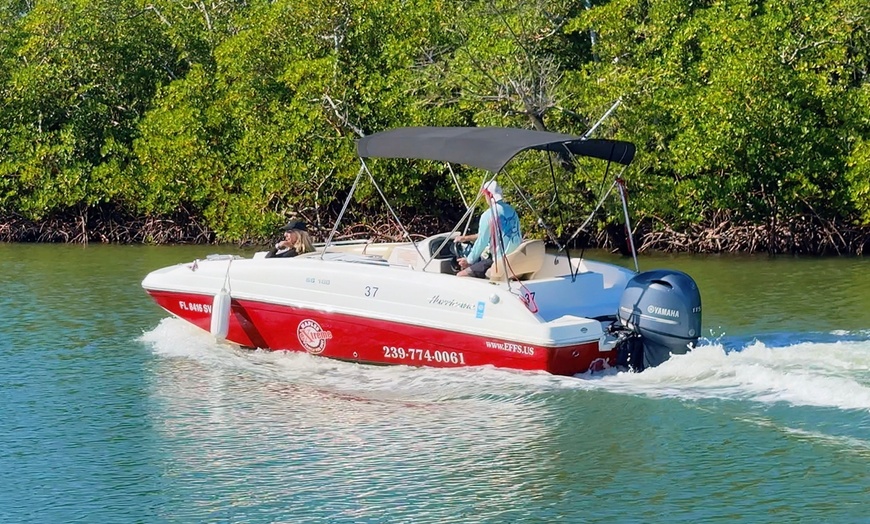 Image 9: Naples Extreme Family Fun – Deck & Pontoon Boat Adventures
