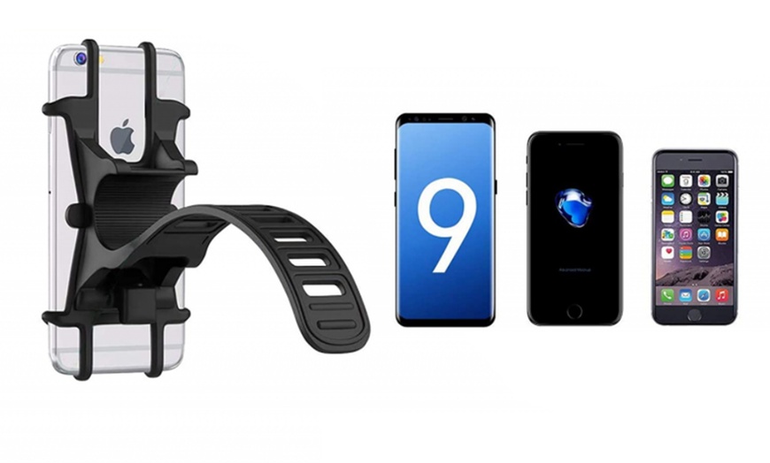 Image 4: Adjustable Universal Bike Phone Holder