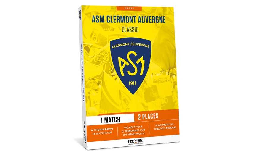 Image 1: Match de l'ASM Clermont Auvergne avec Tick'n'box