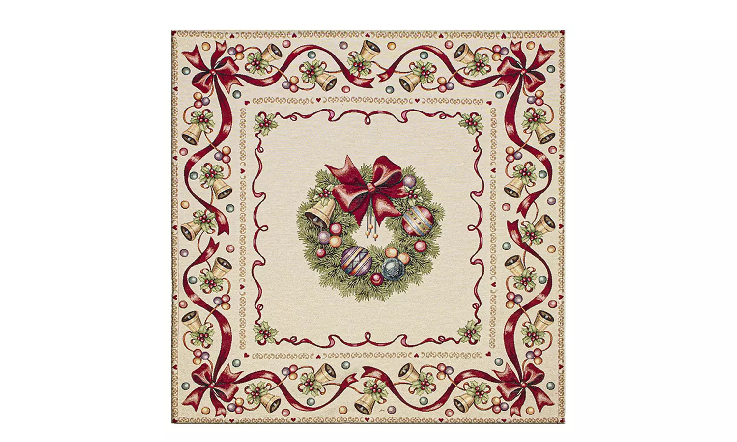 Centrotavola Natalizio in tessuto gobelin