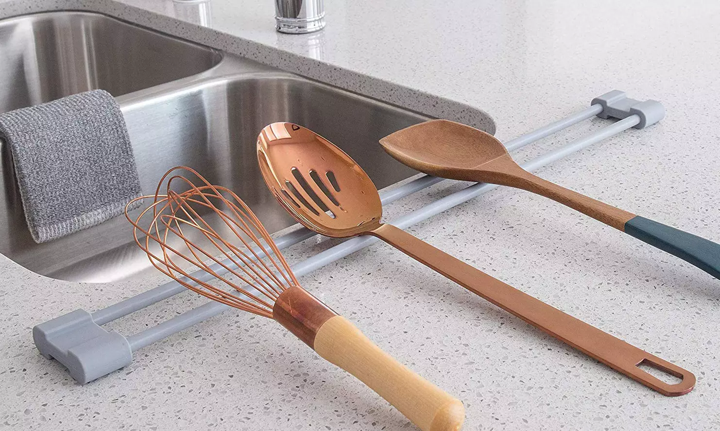 Non-Stick Silicone Over-Sink Drying Bar - Second Medium